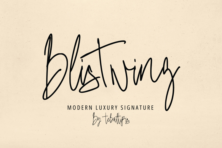 Blistwing Signature