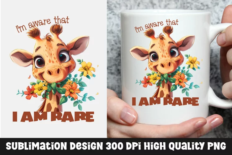 Giraffe Sarcastic mug Design