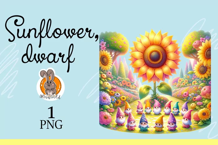 Gnome sunflower