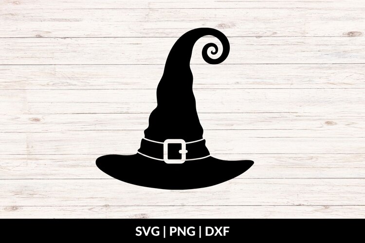 Witch Hat SVG, Halloween Witch Hat example image 1