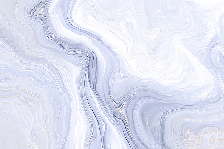 A marble pattern with swirling grey and white hues
