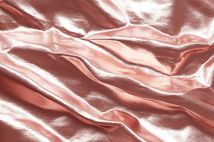 Pink satin fabric with soft folds and gentle sheen