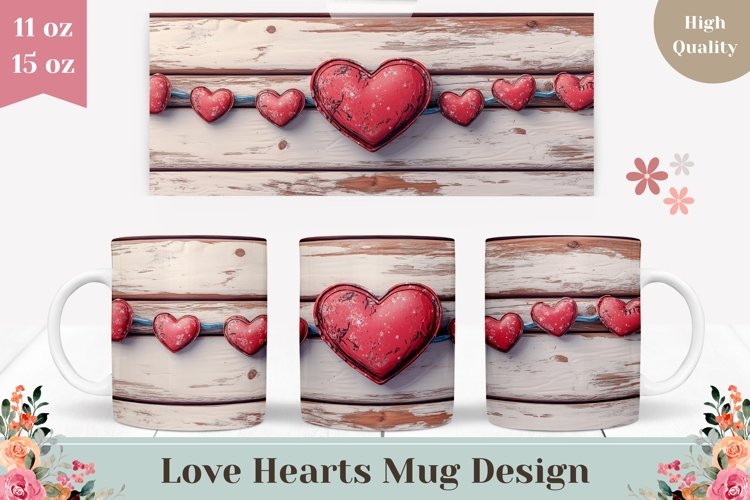 Red Hearts Png Image 8