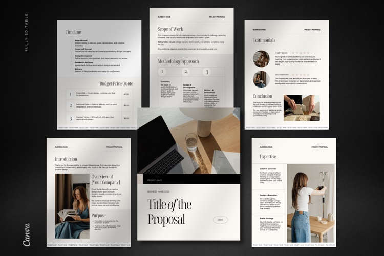 Project Proposal Canva Template