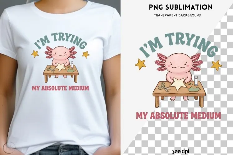 Funny Animal quote png design for T-shirts