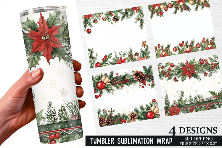 Christmas Tumbler Wrap Image 6