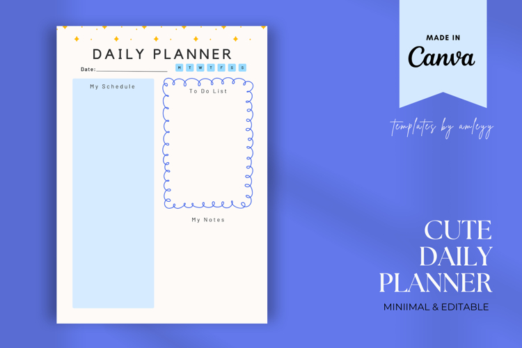 Student Daily Planner Template Image 3