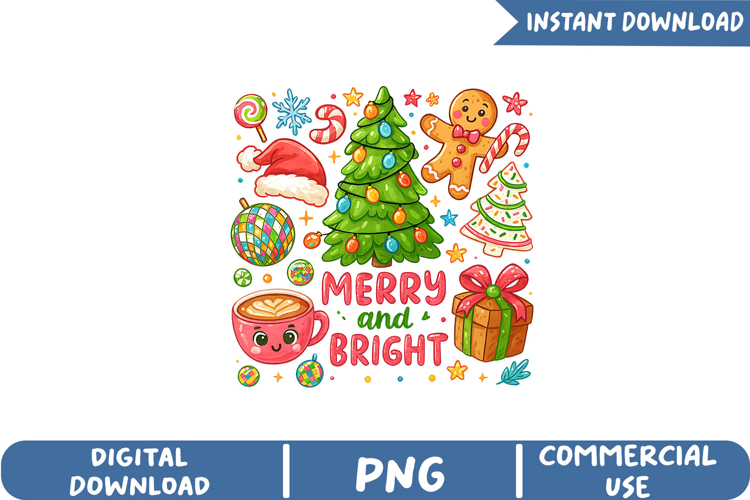 Cute Merry Christmas Clipart Image 16