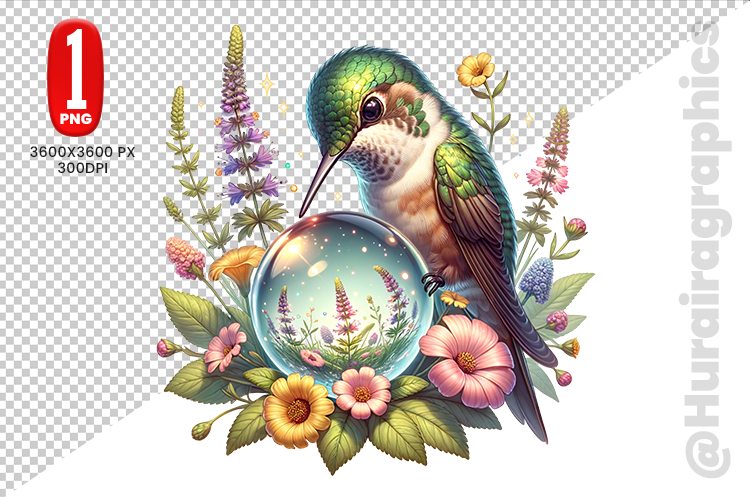 Humming Bird Clipart Image 5