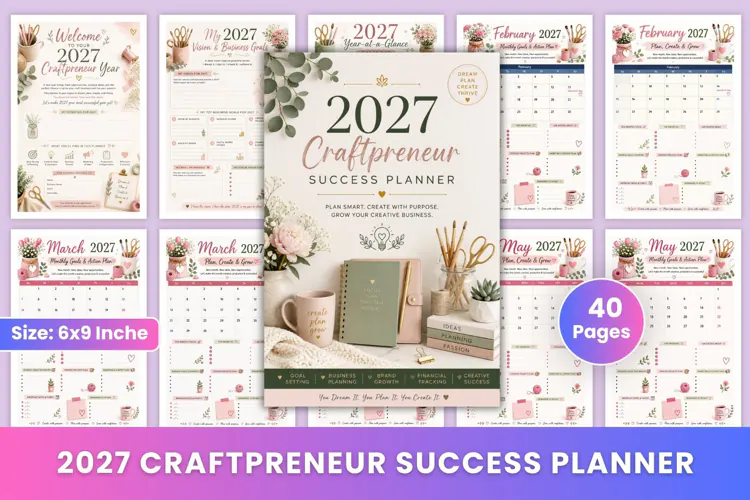 2027 Craft preneur Success Planner
