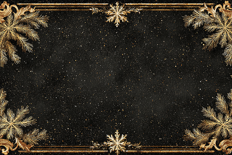Gold Christmas Background Image 21