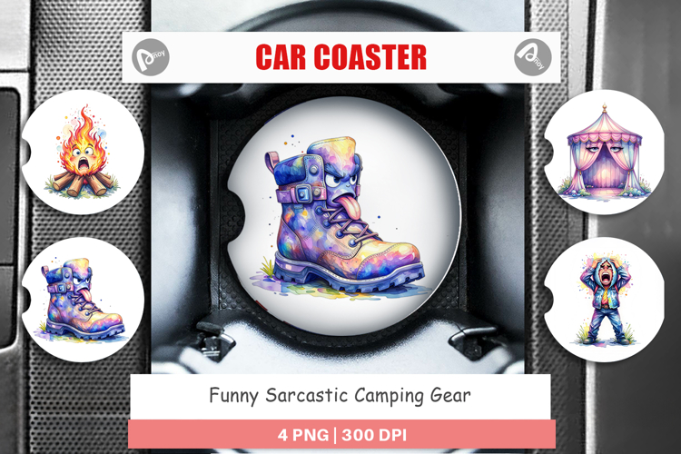 Camping Sublimation Designs