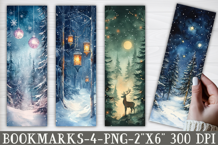 Enchanted Winter Wonderland Bookmark