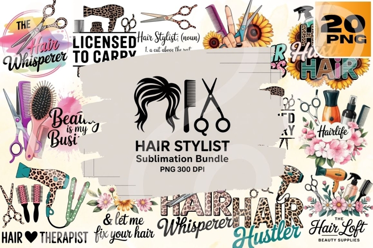 Hair Stylist PNG Bundle 20