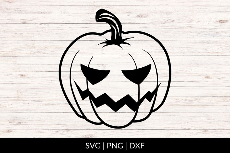 Hand Drawn Jack O Lantern SVG