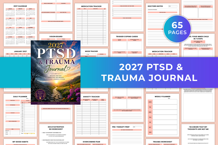 2027 PTSD & Trauma Journal | Trauma Recovery Workbook