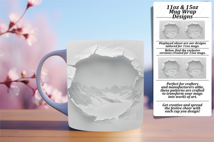 Majestic Canyon 3D Mug Wrap 11oz/15oz Sublime Nature