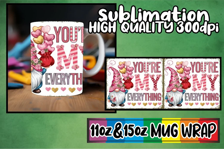 Uplifting days 11oz 15oz sublimation wrap, Valenines