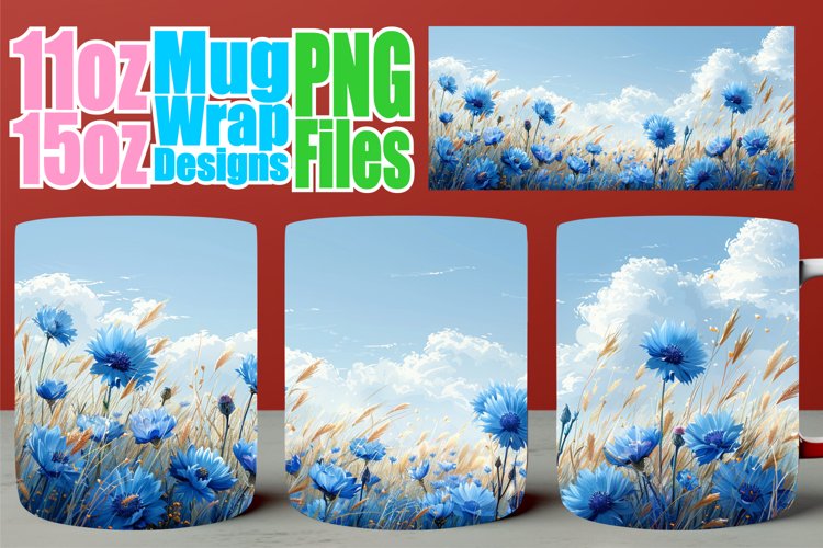 Beauty Landscape Mug Wrap Sublimation - 11oz   15oz