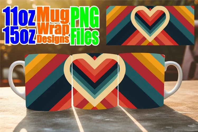 Valentine's Love Mug Wrap - Sublimation Bliss