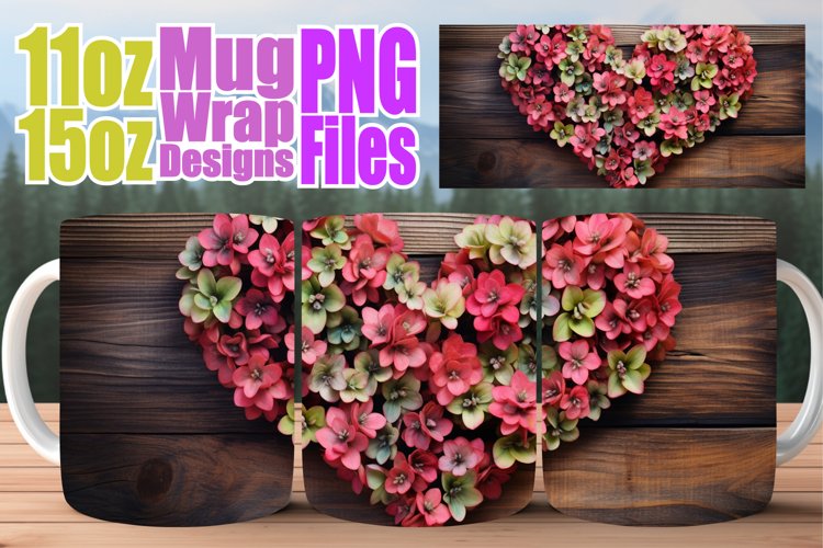 Heartfelt Valentine's Day Mug Wrap example image 1
