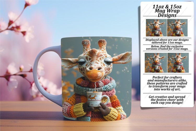 Joyful Springtime Animal Mug Designs