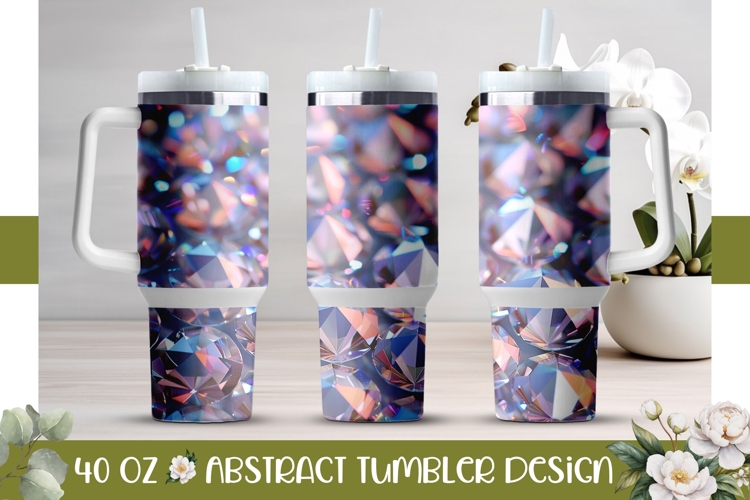 Sparkle Tumbler Design, Sequin 40 Oz Tumbler PNG