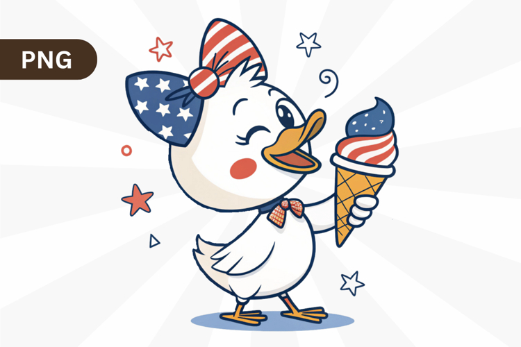 Cute Duck Drawing Image 9