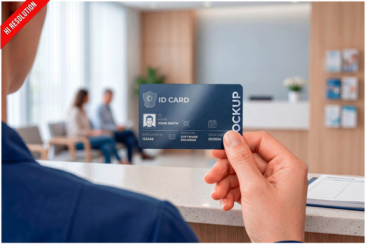 Business Card In Hand