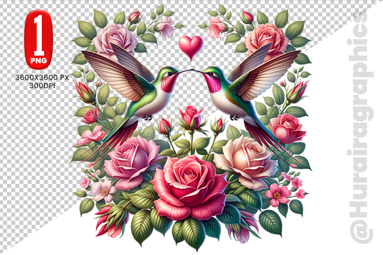 Humming Bird Clipart Image 6