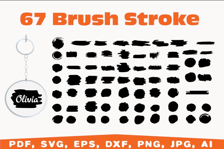 Brush Stroke svg, Paint Brush Stroke SVG (2068274)