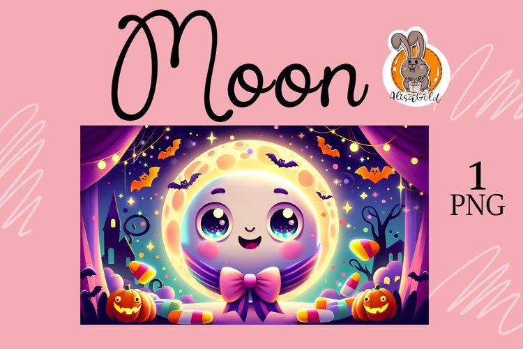 Halloween,moon example image 1