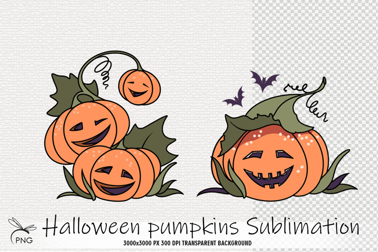 Halloween pumpkins Sublimation