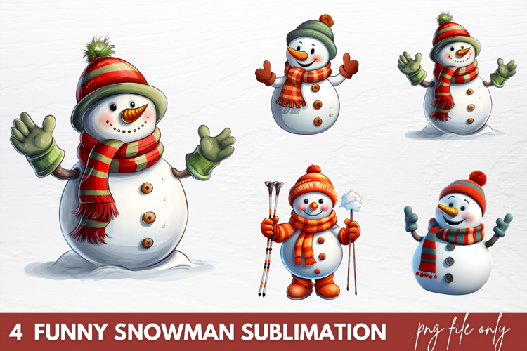Snowman Clipart Image 11