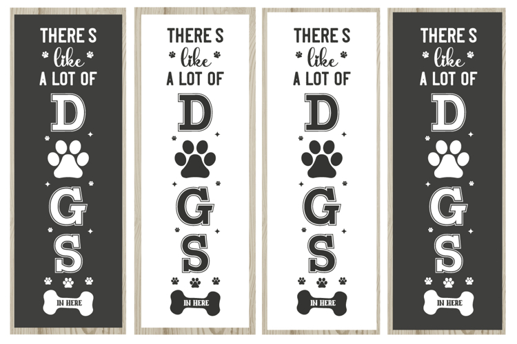 Theres Like A Lot Of Dogs In Here svg design