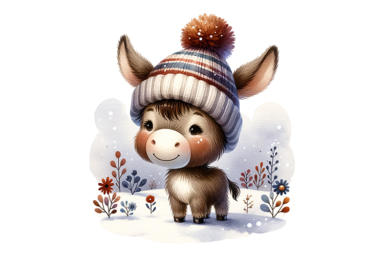 Donkey Clipart Image 4