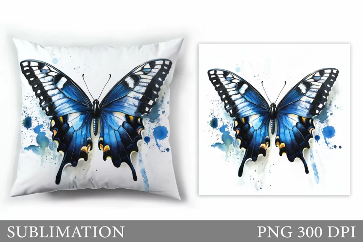 Butterfly Sublimation. Butterfly Pillow Design