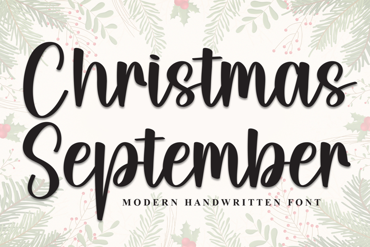 Christmas September