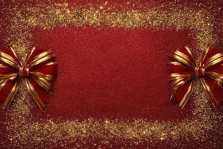 Red Glitter Background Image 13