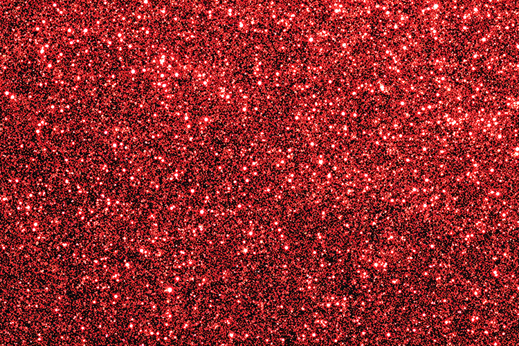 Red glitter sparkling texture & shining particles everywhere