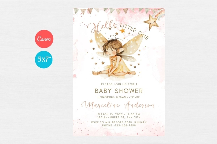 Baby Shower Invitation Template 198