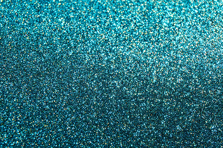 Teal glitter sparkling texture and shimmering effects