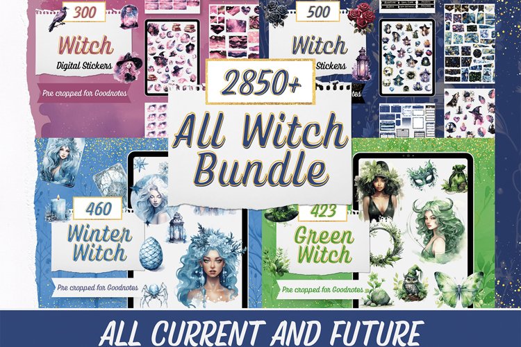 Ultimate Witchy Digital Sticker Bundle for GoodNotes