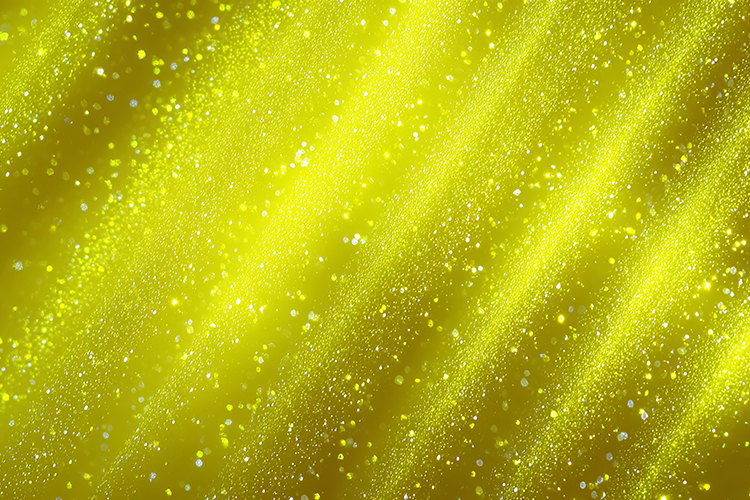 Yellow sparkling glitter and shimmering light effects