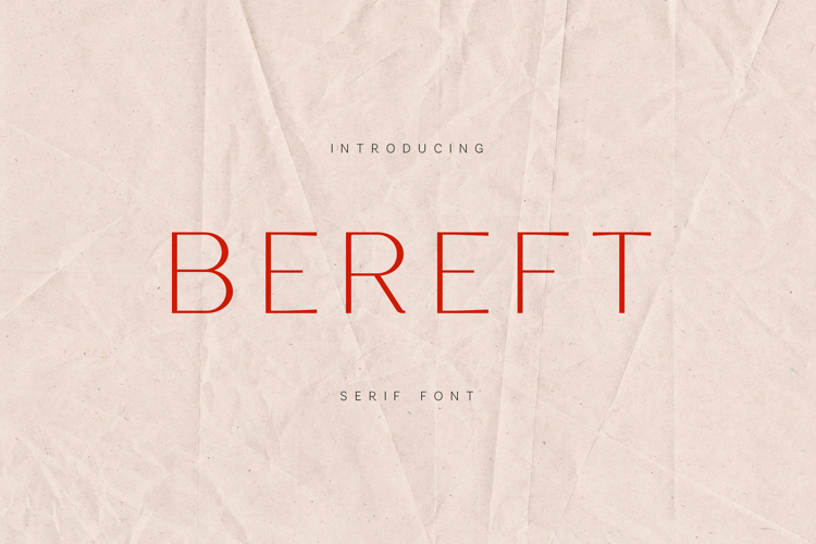 Beret Modern Editorial Serif Font