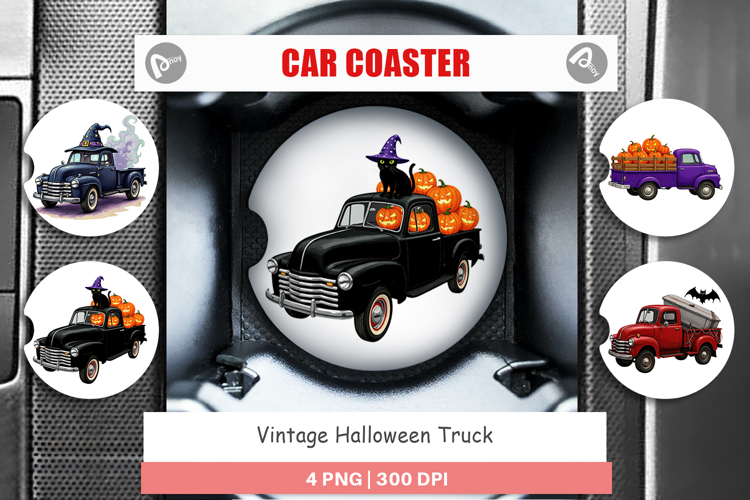 Vintage Truck Clipart Image 4