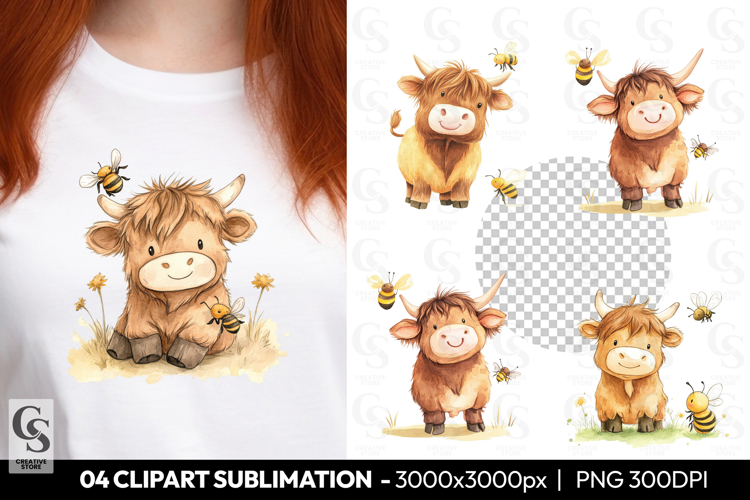 Highland Cow Png Image 11