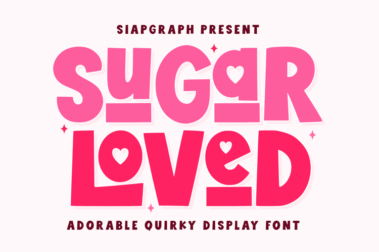 Sugar Loved - Adorable Quirky Display Font