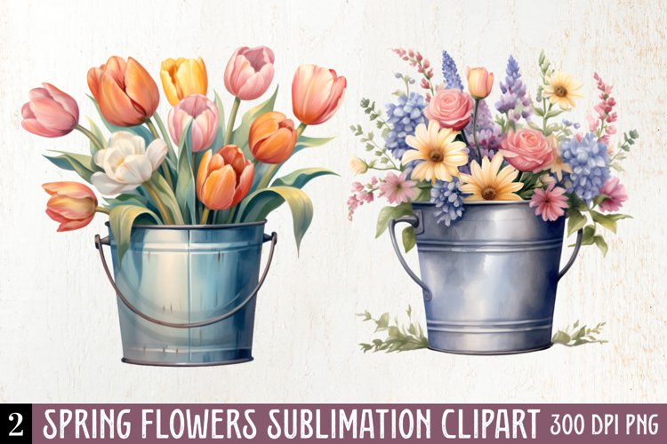 Spring Flowers Clipart Image 9