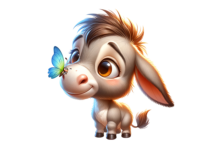 Donkey Clipart Image 3